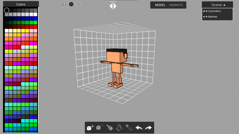 Why is the 'T-Pose' the default pose used when animating 3D models